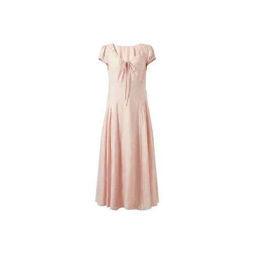 TSKIU Короткий рукав Платье Женское