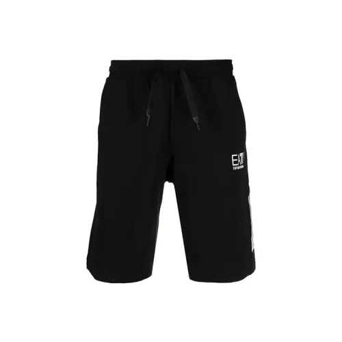 EMPORIO ARMANI EA7 Повседневные шорты Мужские Черные