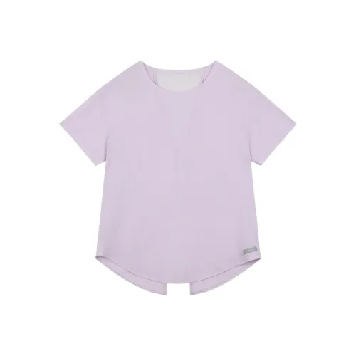 DECATHLON Kalenji Бег Т-Рубашка Женская Светло-Фиолетовая