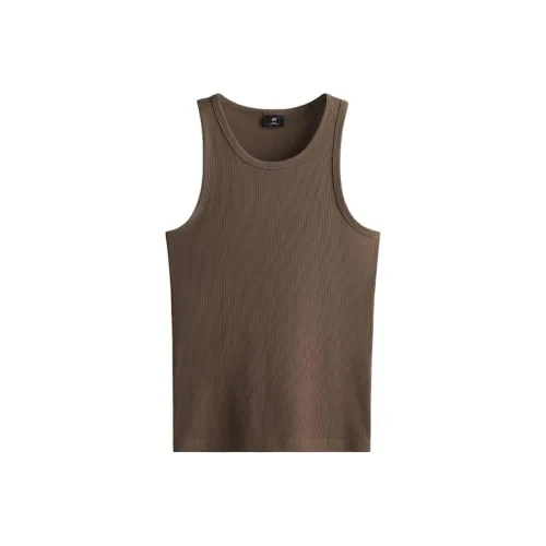 H&M Темно-бежевые мужские майки