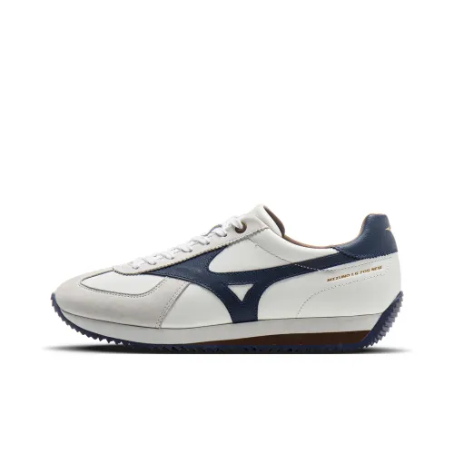 Mizuno LG 70s Casual Низкий Топ Натуральный Белый/Холодный Серый/Темно-Синий Унисекс