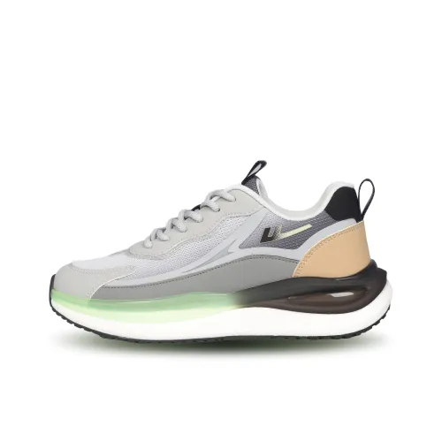 Warrior Амортизация Дышащий Легкий Низкий Топ Повседневная Тренировочная Беговая Обувь Мужская Серый Черный