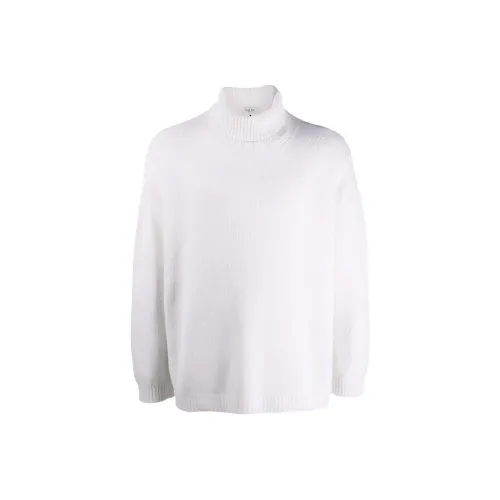 Valentino Белый Мужской Кашемировый Свитер