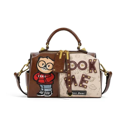 North Pack ПУ (полиуретан) Одно плечо Сумка Женская Коричневая