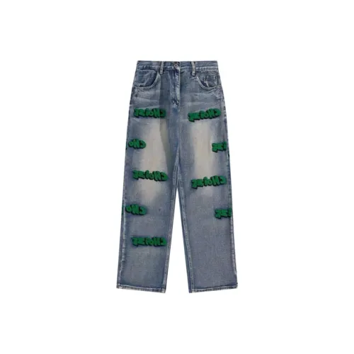 YOUSEKOO Синие Унисекс Джинсы