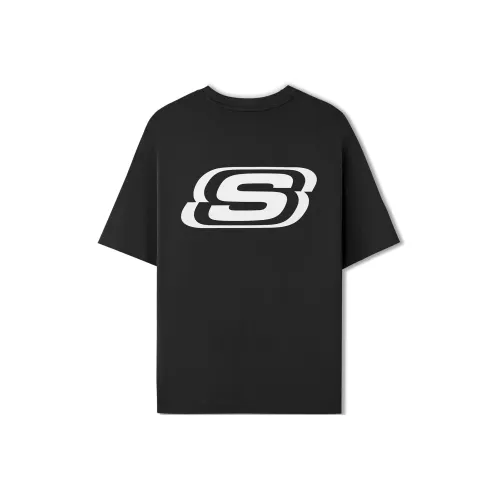 Skechers Черная Унисекс Футболка