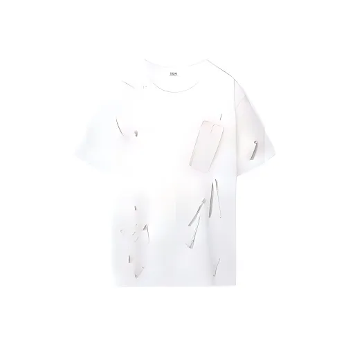 LOEWE Совместное издание Белая Мужская T-рубашка