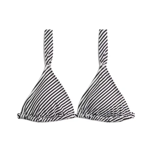 H&M Белый/Черный Полосы Женские Бикини