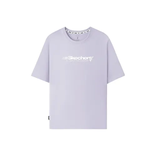 Skechers Дымчатый фиолетовый 02N4 Женские T-рубашки