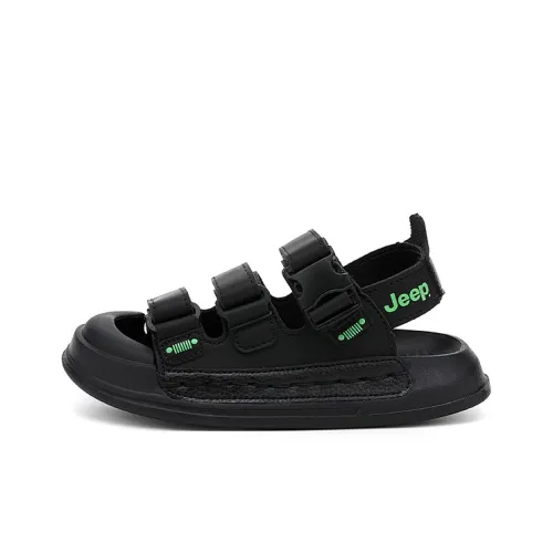 JEEP Износостойкие Дышащие Низкие Топы Детские Сандалии для Дети Возрастом 3-7 Лет