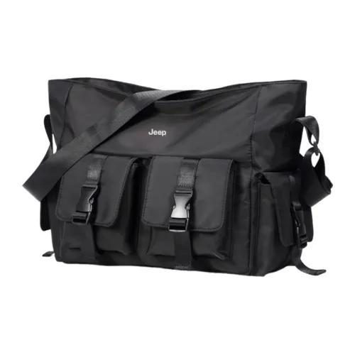 JEEP Сумка через плечо Черная Мужская