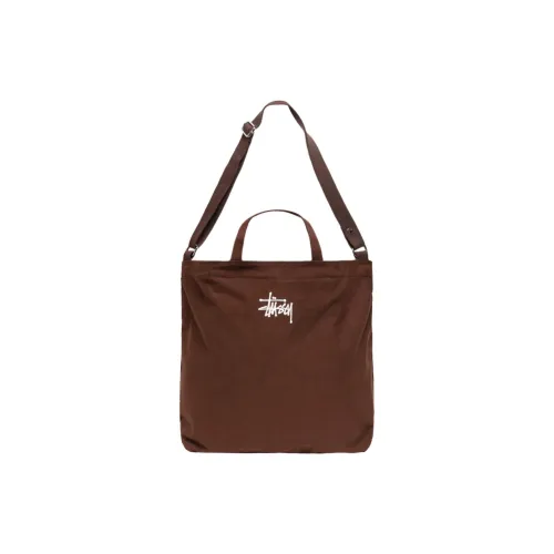 Stussy Хлопок Сумка Сумка через плечо Сумка через плечо Унисекс Коричневый