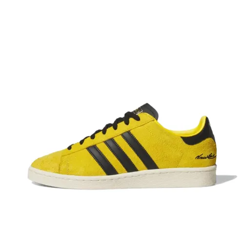 Брюс Ли x Adidas Originals JABBAR Устойчивые к истиранию низкие кроссовки для скейтбординга унисекс желтые