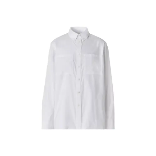 Burberry FW22 Рубашка Мужская Белая