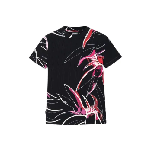 Desigual Черная с принтом Женская футболка