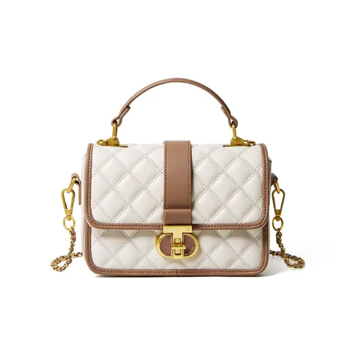 Narandu Сумка из коровьей кожи сумка через плечо сумка на плечо средний размер женский бежевый и коричневый ночной черный