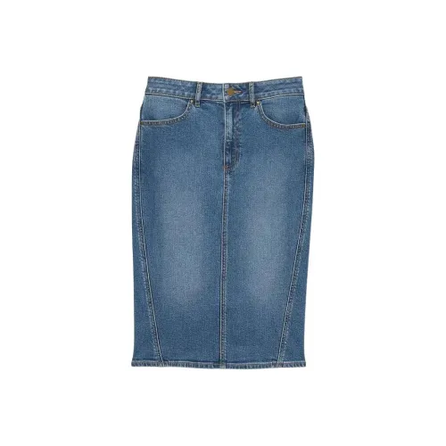 Victoria's Secret x Altuzarra Denim Long Skirt Women's