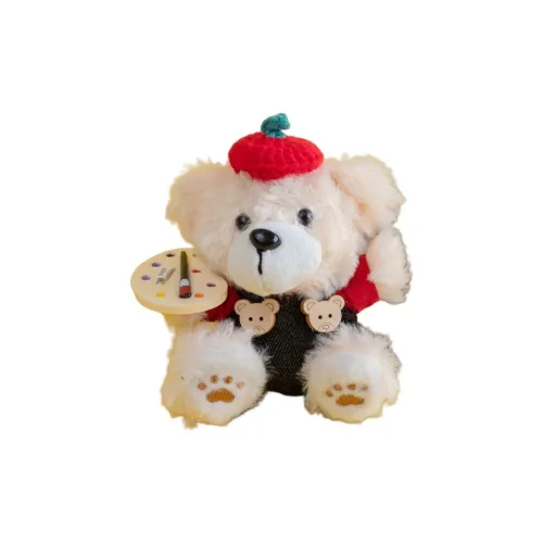 MIXIANG Милый PAINTER Медвежонок Кукла Плюшевая Подвеска 10 см Высота