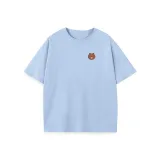 Ледниковый Синий (N Круглое Лицо Медведь Логотип на Груди)