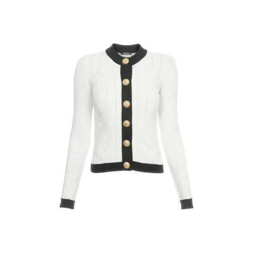 BALMAIN FW25 Трикотаж Женский Белый