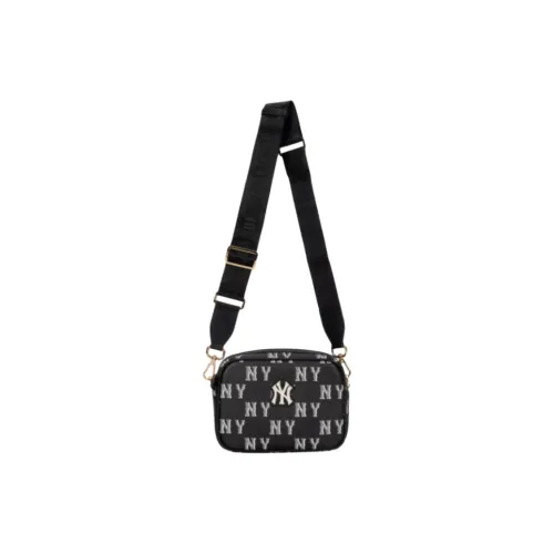 MLB Artificial Leather Shoulder Bag Standard Unisex Black MLB Искусственная кожа Сумка через плечо Стандартная Унисекс Черная