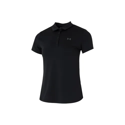 Under Armour Sports Life Collection Женские Поло Черного Цвета