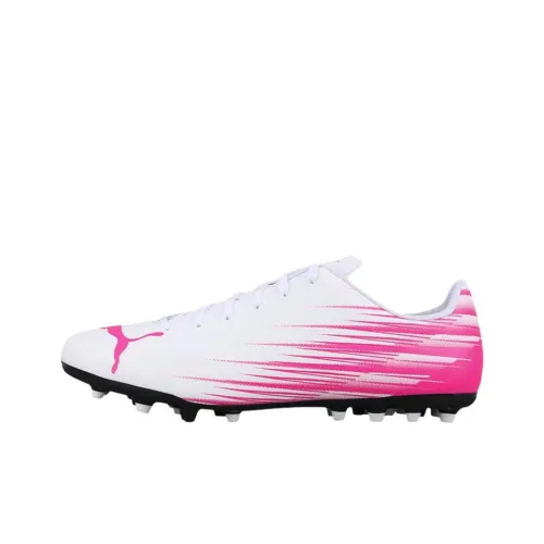 PUMA ATTACANTO 2 Устойчивые к истиранию Дышащие Футбольные бутсы Унисекс Розовые Белые