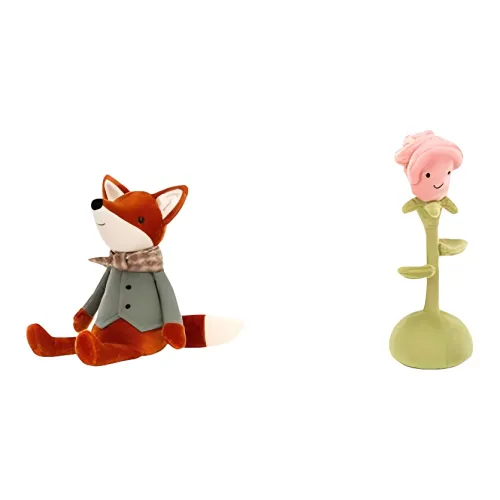 JELLYCAT Fun Plant Маленький цветок Луна Riverbank Радужка And Лиса Набор подарочных коробок Куклы Плюшевая кукла 22 см 33 см Высота