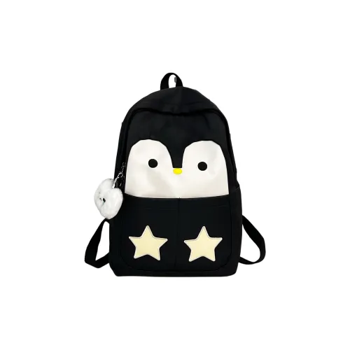 Meow In The Grass Нейлон Рюкзак Женские Черный Синий Розовый