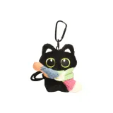 Радужный свитер - Большой глаз - Черный кот