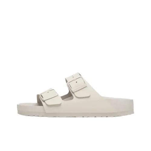 Birkenstock Arizona Пена Подошва EVA Устойчивая к истиранию Слипоны Унисекс Белый Узкая Версия