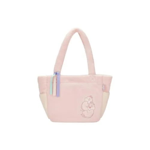 Disney Ткань Тоут Сумка Сумка для покупок Сумка на плечо Женская Розовая