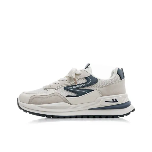 Warrior Износостойкий Дышащий Низкий Топ Повседневная Обувь Унисекс Бежевый Серый Темно-Синий