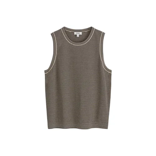 COS Бежевый/Черный/Полосы Мужские Майки