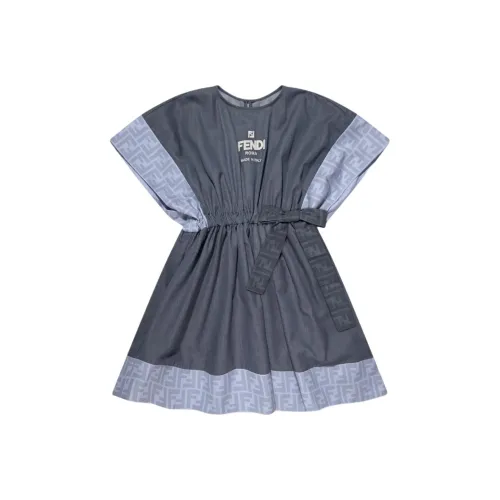 FENDI Blue Kids Платья