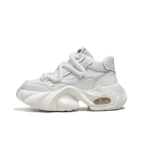 I.30 Low Топ Толстая подошва Кроссовки Мужские Белые