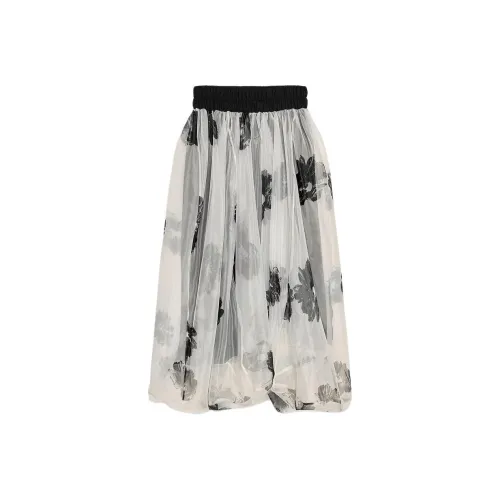 ZARA Натуральный белый/Черный Женские Платья без рукавов