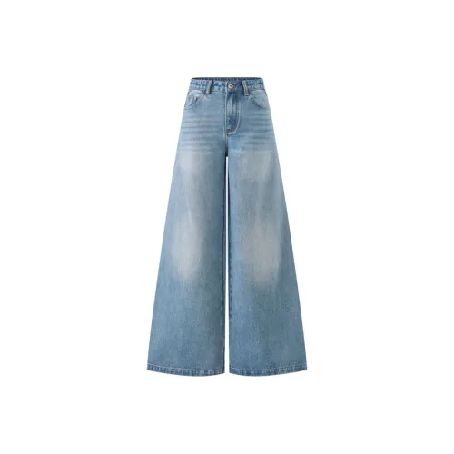 2021avenement Синие Женские Джинсы