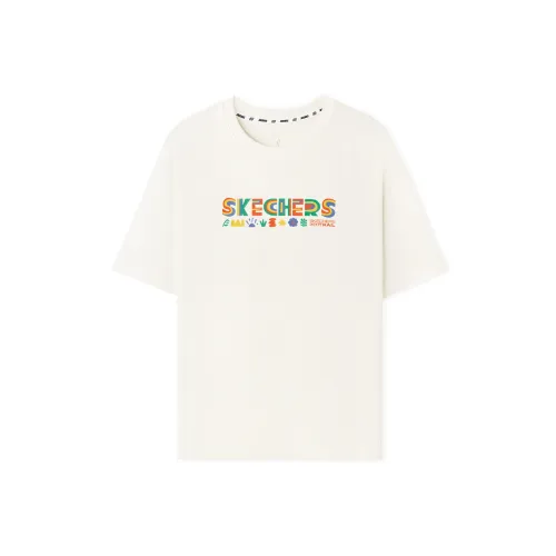 Skechers Экрю Унисекс Футболки