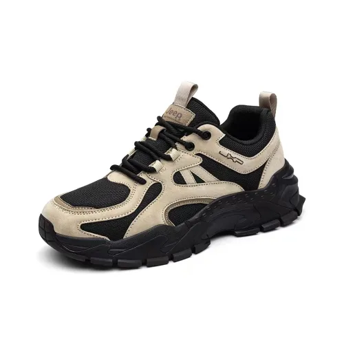 JEEP Outdoor Sports Мода Низкий Топ Толстая Подошва Кроссовки Мужские