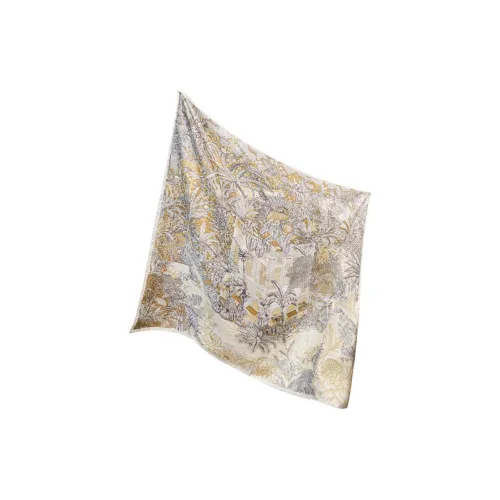 ZHIJINLOU Шарфы из тутового шелка Женские