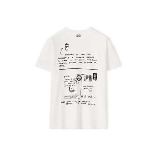 LOEWE Совместное издание Белая Мужская T-рубашка