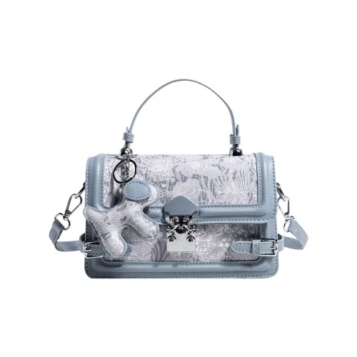 WXRX ПУ (полиуретан) Одно плечо Сумка Женская Светло-синяя