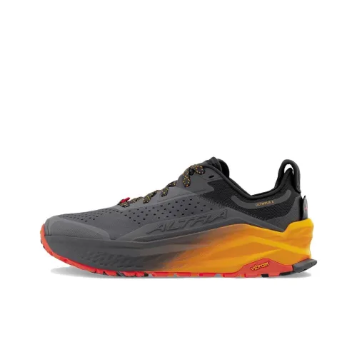 Altra OLYMPUS 6 Беговые кроссовки Низкий верх Черный Оранжевый Мужской