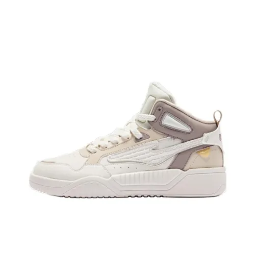 Erke Conquest 2,0 противоскользящие устойчивые к истиранию высокие кроссовки для скейтбординга женские цвет слоновая кость жемчужный молочно-чайный