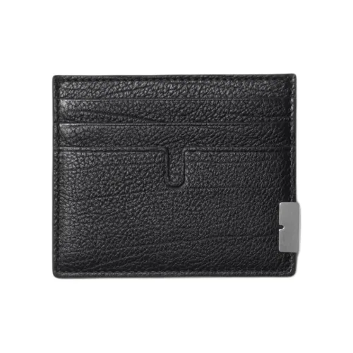 Burberry Телячья кожа Держатель для карт Держатель для карт Мужской Черный