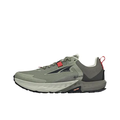 Altra TIMP 5 Устойчивые к истиранию Низкие Кроссовки для бега Мужские Зеленые