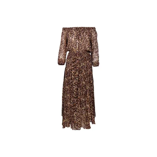 ISABEL MARANT Многоцветные Женские Длинные Платья с Рукавами