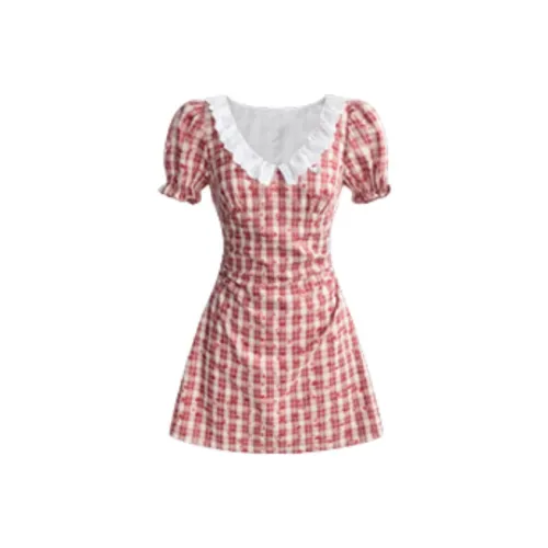 UNIFREE Короткое платье с короткими рукавами женское