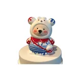 10 шт Медвежонок + 12 цветов краски + 2 кисти + 1 палитра